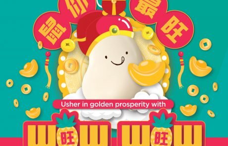 nudge graphic design Singapore - portfolio Mr Bean Chinese New Year Wow Wow Campaign Header