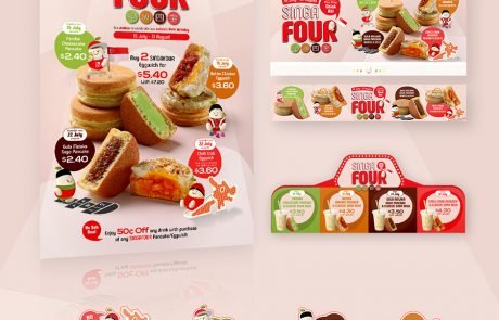 nudge graphic design Singapore - portfolio: Mr Bean Singapore Singafour Campaign Collaterals