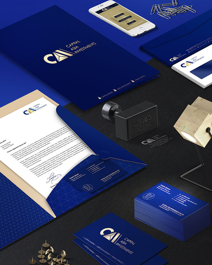 Capital Asia Investments Branding and Stationeries