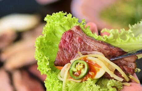 ssak3 korean bbq menu design and food photography by nudge design studio